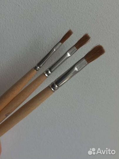 Кисть плоская художественная колонок (Киров)