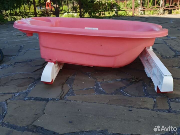 Ванночка для купания с подставкой okbaby