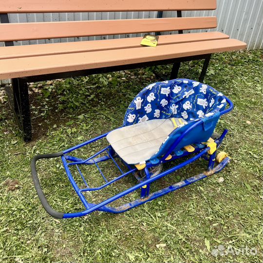 Детские санки коляска