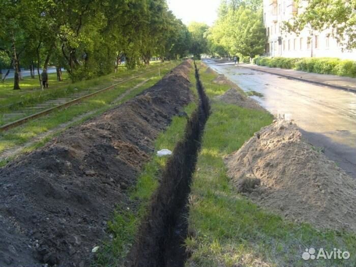 Земляные работы, копка траншей