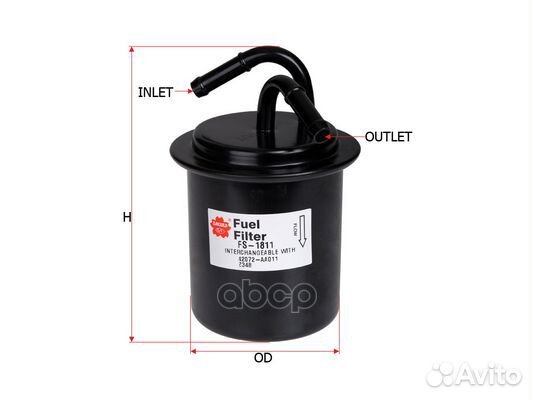 Фильтр топл Subaru Forester 2.0i