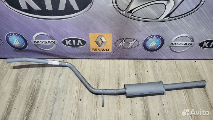 Резонатор выхлопной трубы глушителя Renault logan
