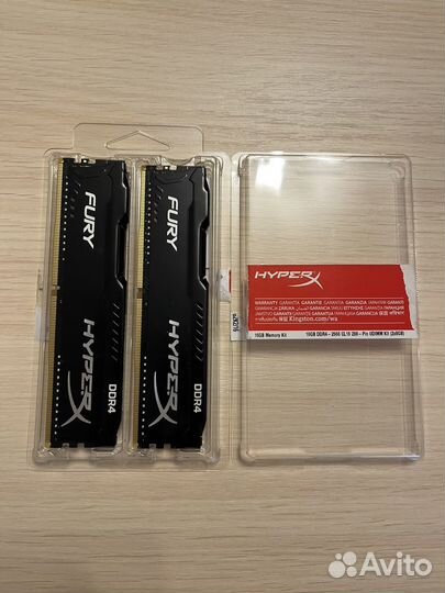 Оперативная память ddr4 8x2 gb Kingston Fury