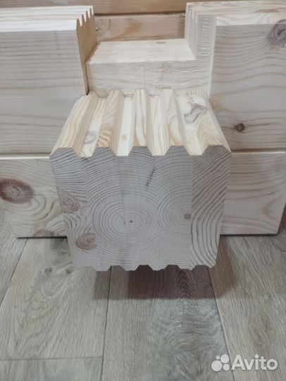 Клееный профилированный брус