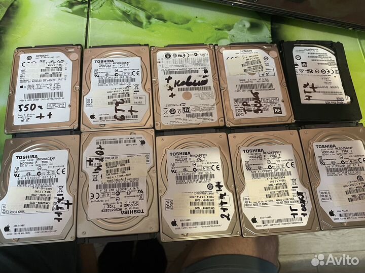 Жесткий диск 500Gb для ноутов и приставок