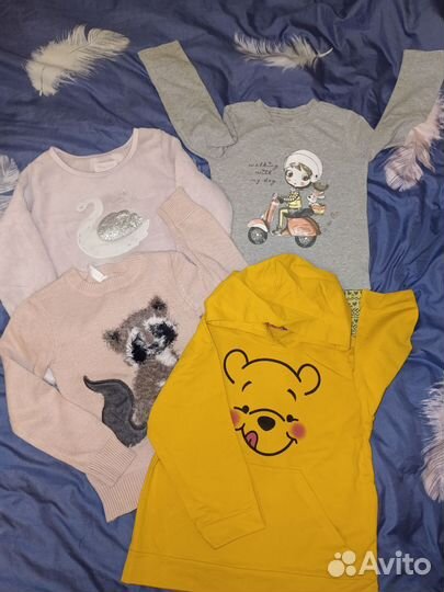 Вещи пакетом на девочку 104 110