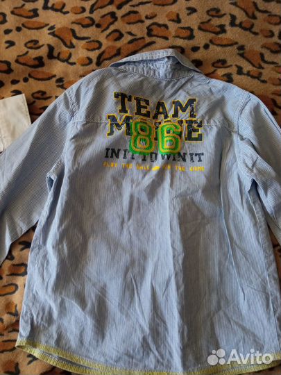 Рубашки на мальчика 110-122