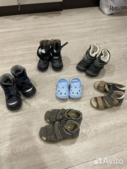 Ботинки для мальчика сапоги сандали 23 24 26 р