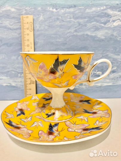 Чашка с блюдцем Баттерфляй yamasen япония