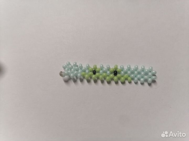 Фигурка из бисера жабка