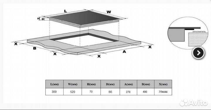 Индукционная варочная панель weissgauff HI 32 wfzc