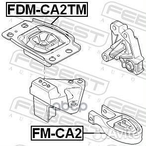 Опора кпп ford mondeo -14 fdmca2TM Febest