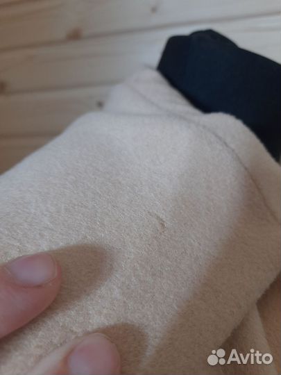 Пальто шерсть кашемир оверсайз цвет камел 42-44 р