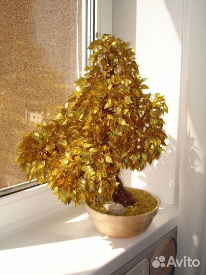 Деревья из бисера