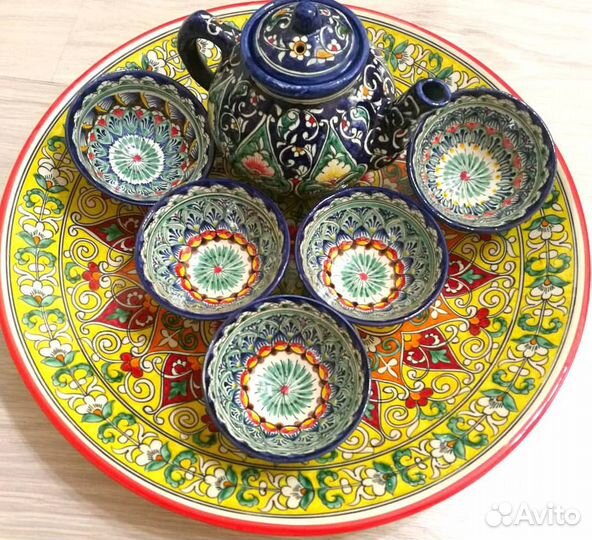 Посуда узбекская: ляганы, чайники и тд