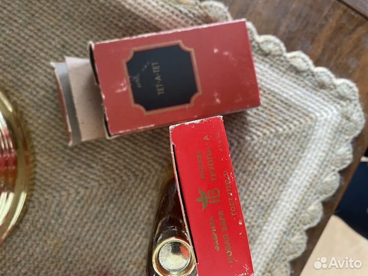 Духи винтаж СССР красная москва и тет а тет