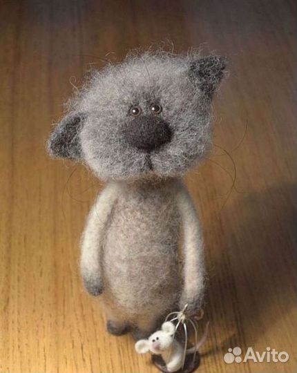 Кошачья шерсть для поделок