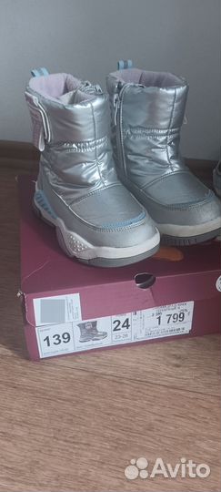 Сапоги ботинки зимние детские
