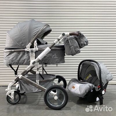 Коляска 3 в 1 luxmom