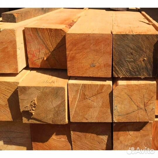 Брус от производителя 100х150мм, лиственница