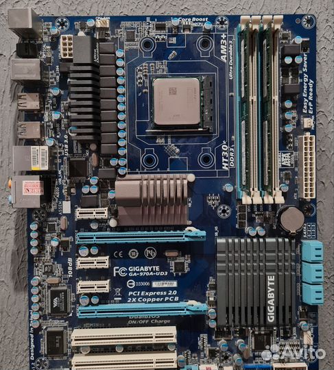 Материнские платы am3+ 970чипсет цена за две