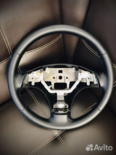 Перетяжка руля Руль Mazda 6 gg в новой коже