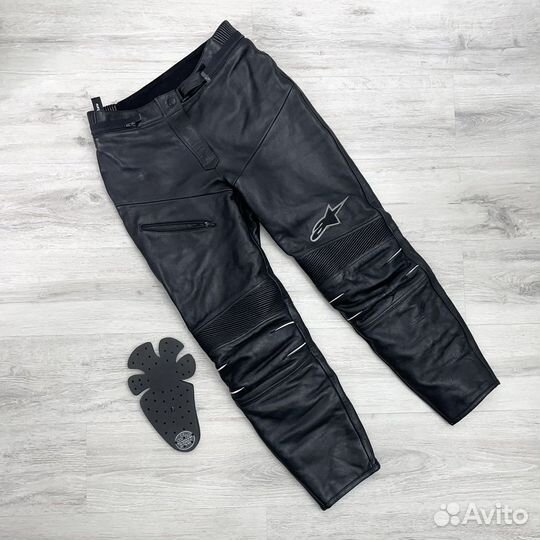 Alpinestars кожаные мотоштаны