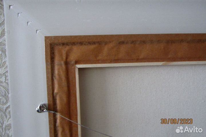 Пейзаж с рекой, картина на холсте