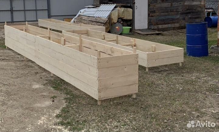 Деревянные грядки