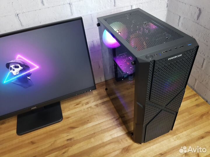 Пк Core i3-10100f / 16G / GTX1650Super / SSD + HDD