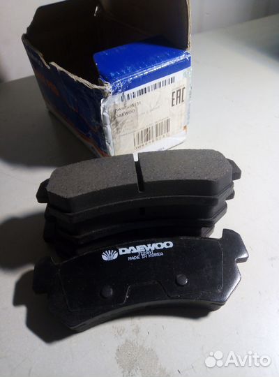 Колодки задние шевроле лачетти