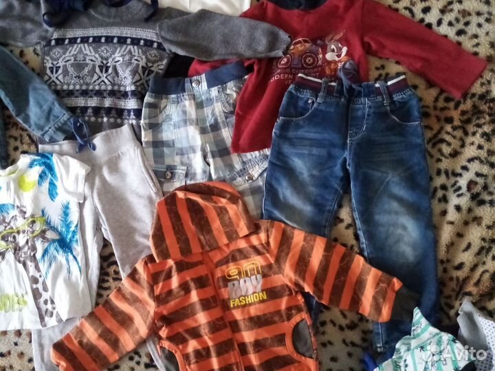 Пакет одежды для мальчика на 3-4 года 98, 104, 110