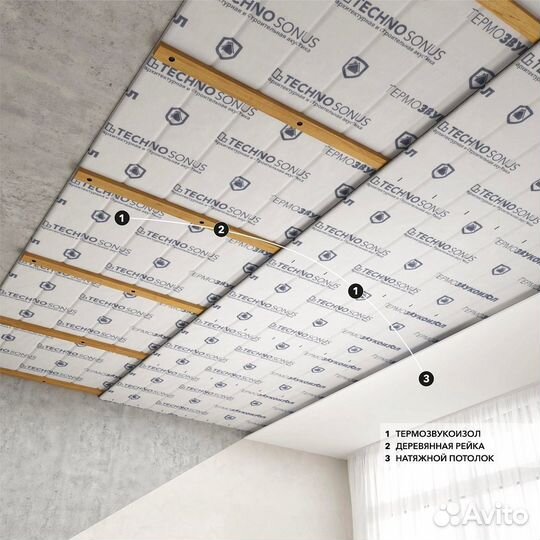 Термозвукоизол 14 мм