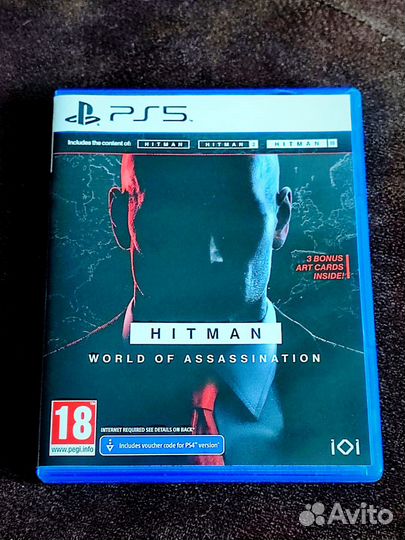 Hitman World Of Assassination PS5 Диск + Открытки