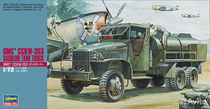 31121 Автомашина GMC cckw-353 gasoline (hasegawa)