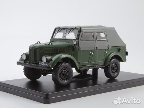 Модель автомобиля газ-69А 1:24 Ашет #59