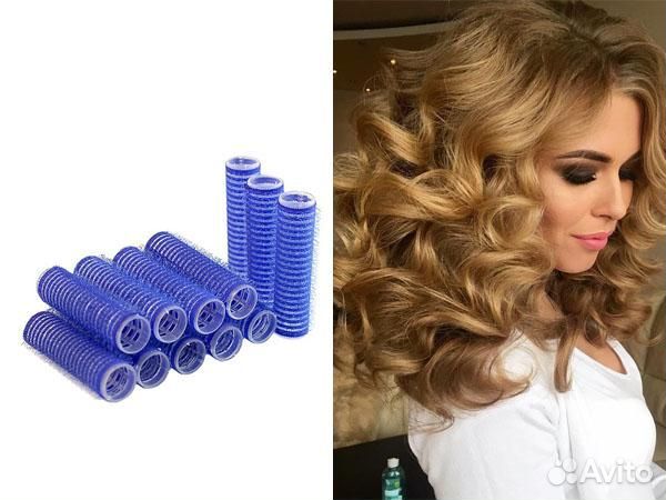 Бигуди липучки 12 шт