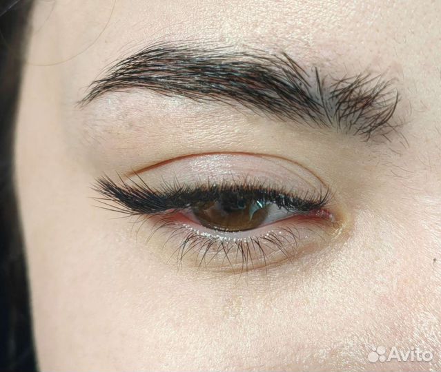 Наращивание ресниц, вельвет ресниц