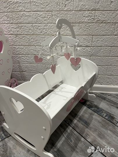 Кровать для кукол беби борн