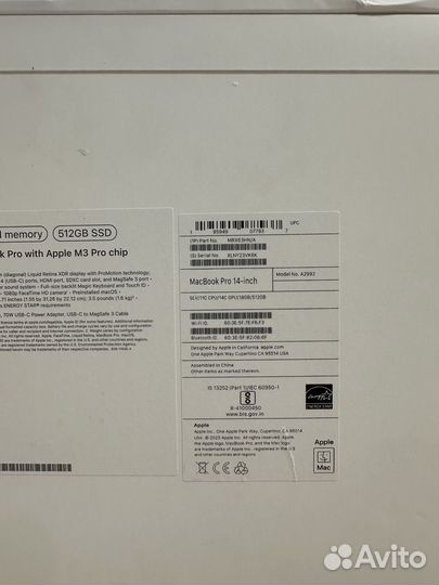 MacBook Pro 14 M3 Pro 18/512 Silver mrx63