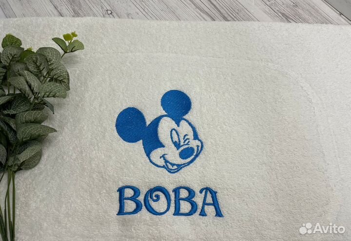 Махровые полотенца с индивидуальной вышивкой