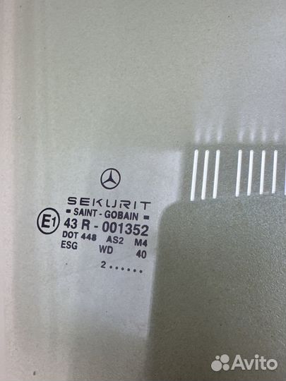 Стекло двери Mercedes W203 Coupe