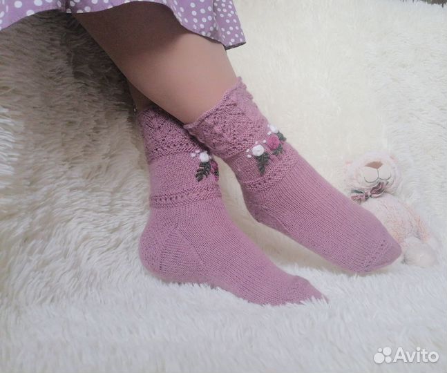 Носки вязаные