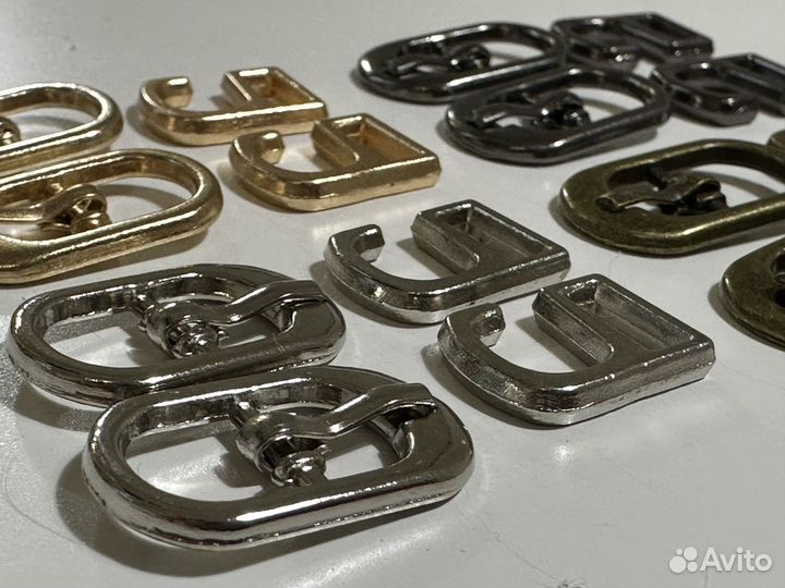 Металлическая пряжка с крючком 8 мм для обуви