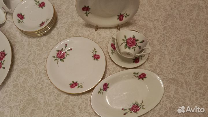 Чашки, чайник, Чайный сервиз СССР Польша