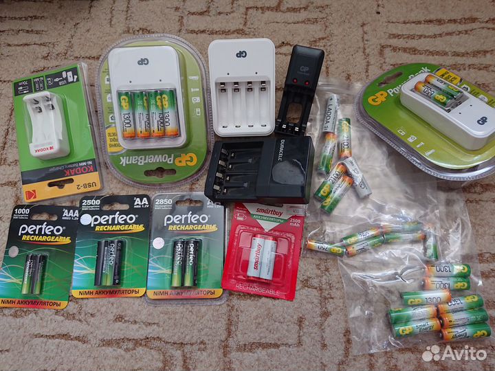 Аккумуляторы станции зарядки