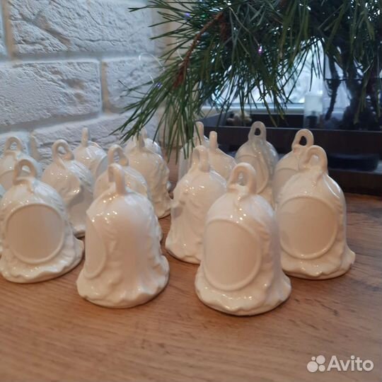 Фарфоровые заготовки. Колокольчики/магнитики