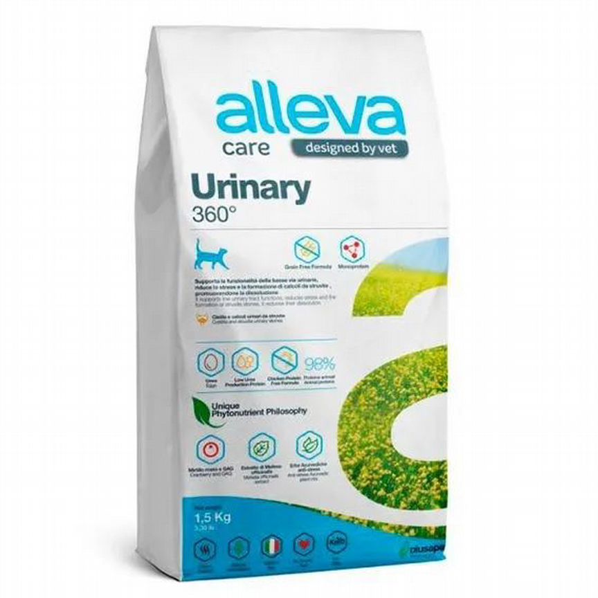 Корм сухой для кошек Alleva Care Cat Adult Urinary