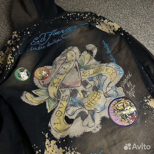 Зип худи Ed Hardy оригинал
