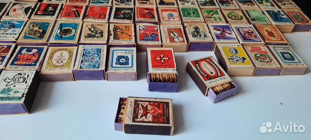 Коллекция Спички СССР в деревянном коробке